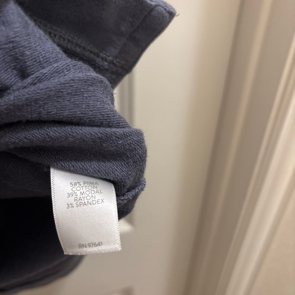 J.Jill Pure Jill Women Pima Cotton Blend Pullover Hoodie Size XS Blue Sweatshirt - Picture 4 of 4